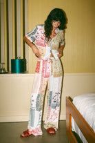 Women's Silky S/S Bowling Button Down in the color Multi Color Bandana - Men's Lifestyle image