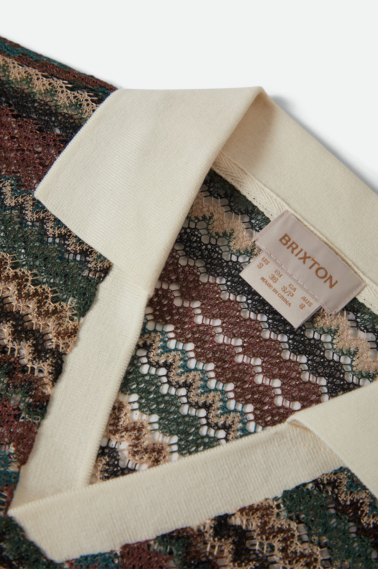 Women's Varsity T-Shirt in the color Multi Retro Stripe - Additional Laydown image