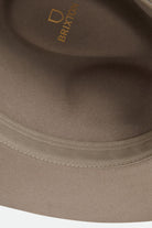 Unisex Wesley Fedora in the color Timeless Taupe - Additional Laydown image