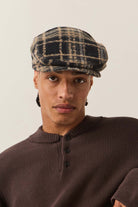 Unisex Century Barrel Snap Cap in the color Navy/Sand/Cream - Additional Fit image
