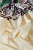 Men's Tune Out Short Sleeve Cropped Shirt in the color Cream - Additional Laydown image