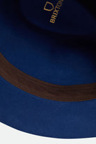 Unisex Wesley Fedora in the color Midnight Blue/Pinecone - Additional Laydown image