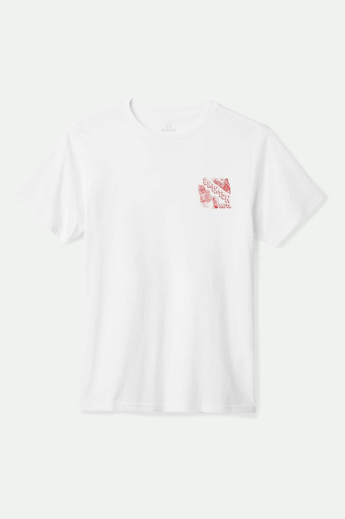 Men's Paco S/S Tailored T-Shirt in the color White - Front Product View