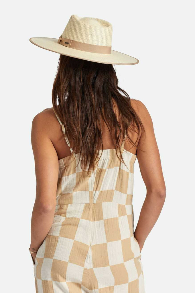 Women's Fit, Back View | Jo Straw Rancher Limited - Natural/Natural