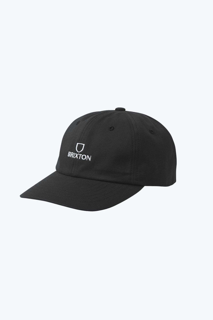 Brixton Unisex Alpha Netplus Adjustable Hat - Black/White Rinse | Main