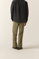 Men's Everyday E-Waist Corduroy Pant in the color Olive Surplus Corduroy - Men's Back View