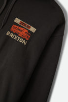 Men's 76 Chopped Hoodie in the color Washed Black - Additional Laydown image