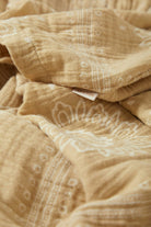 Women's Wandering Tie Dress in the color Pale Khaki Bandana - Additional Laydown image