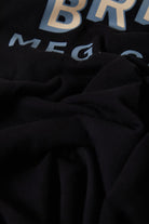 Men's Roman Short Sleeve Pocket Shirt in the color Black - Additional Laydown image