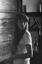 Unisex Brood Newsboy Cap in the color Brown/Khaki - Additional Fit image