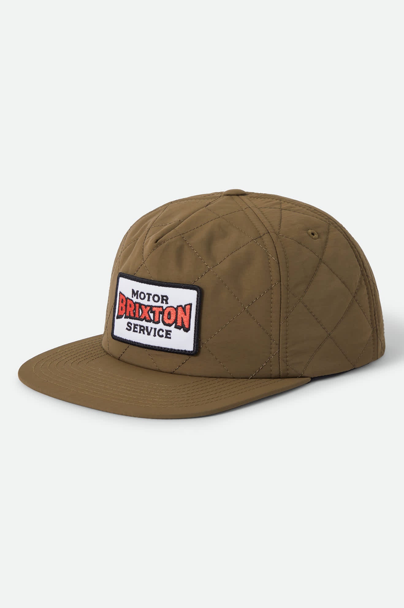 Unisex Motorized Snapback in the color Dark Olive - Front Product View