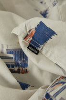 Men's 76 Resort Shirt in the color Off White/Scenic - Additional Laydown image