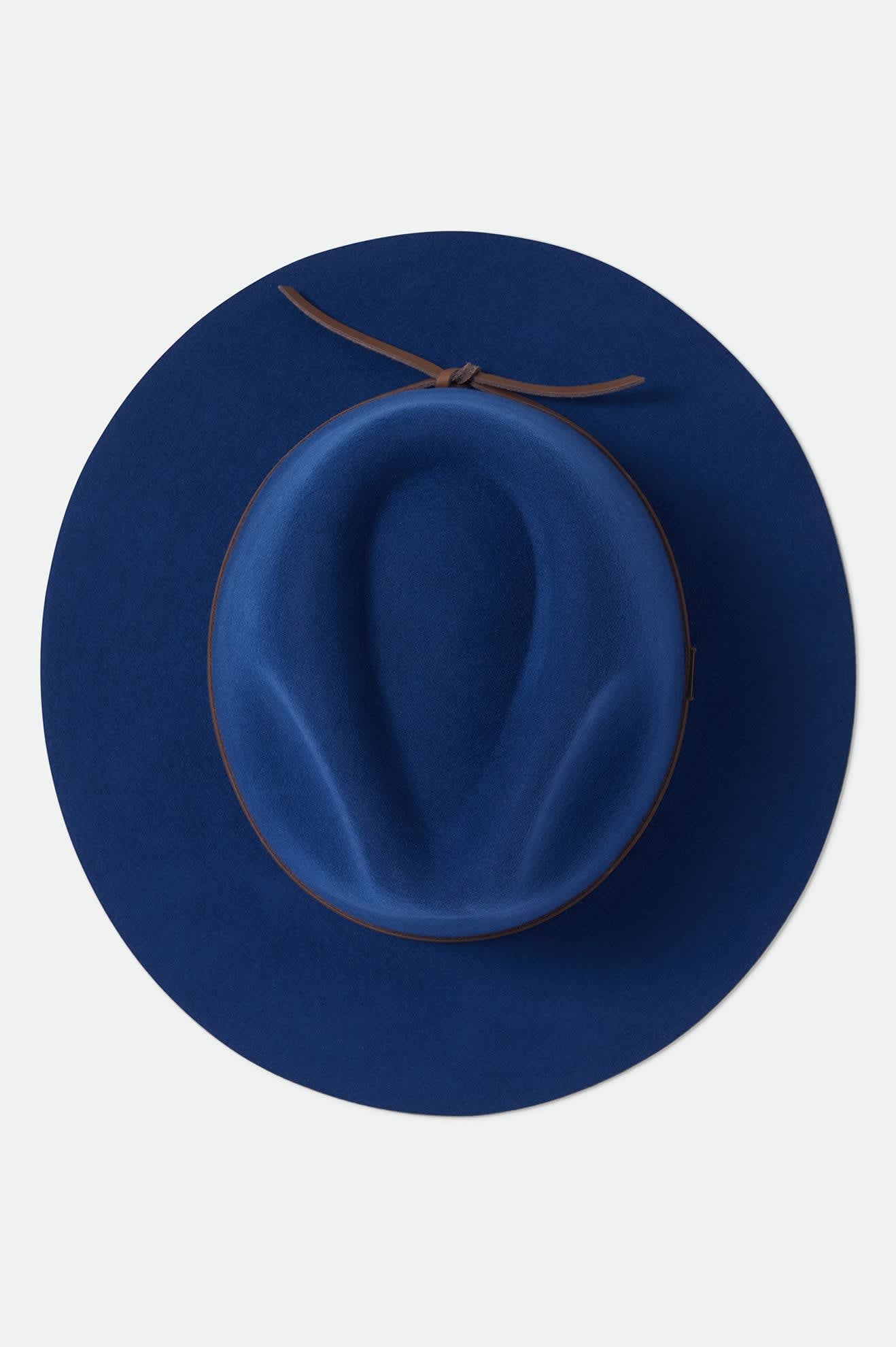 Unisex Wesley Fedora in the color Midnight Blue/Pinecone - Additional Laydown image