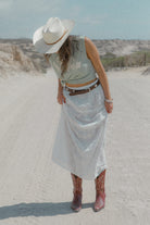 Women's The Abigail Skirt in the color Off White Floral - Men's Lifestyle image
