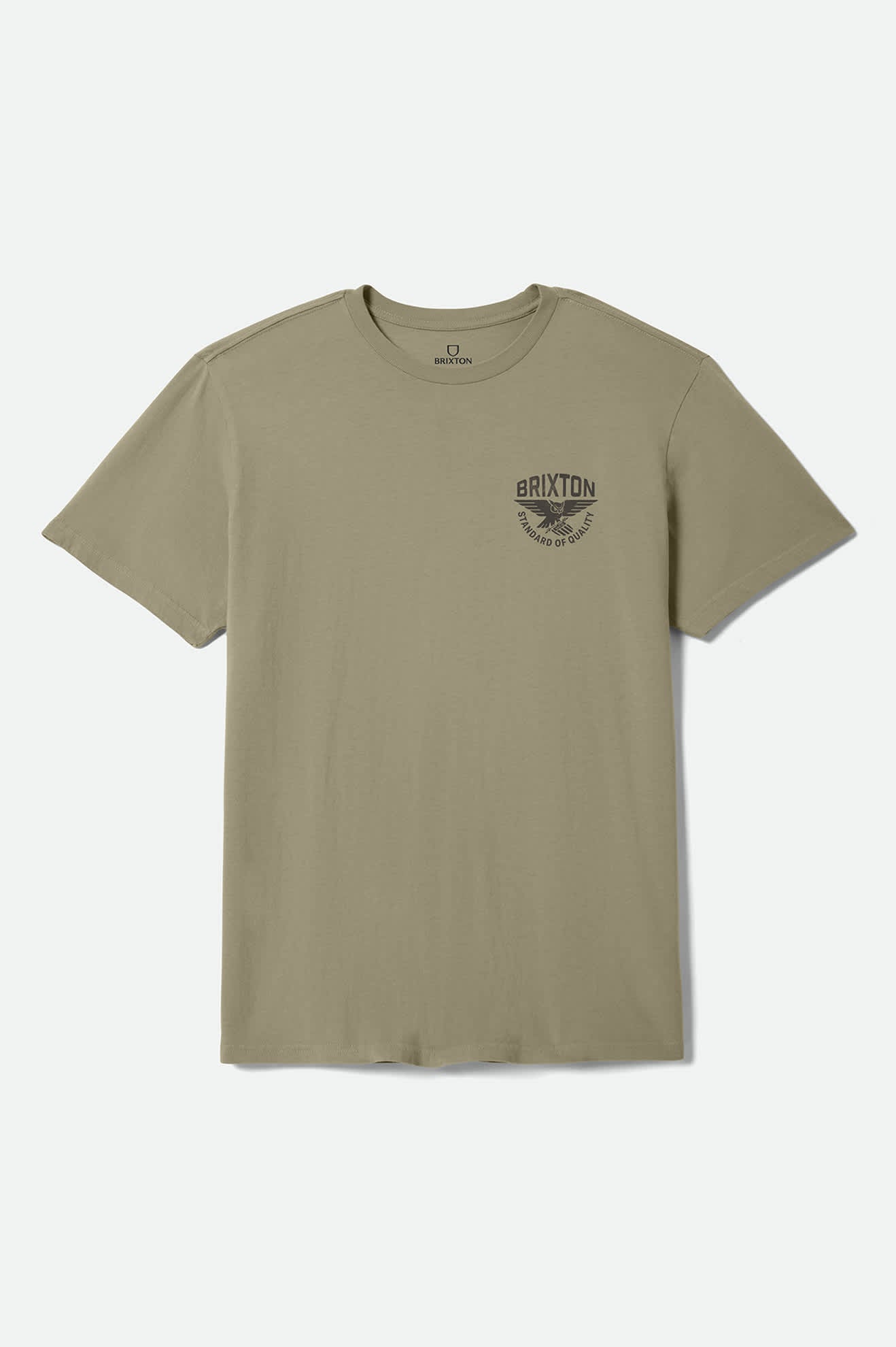Men's Watcher Standard T-Shirt in the color Olive Surplus Worn Wash - Front Product View