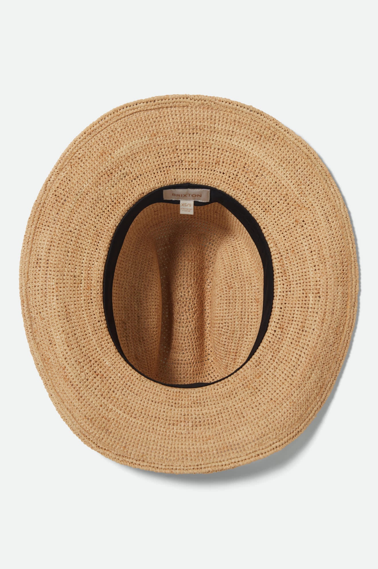 Women's Odessa Straw Packable Cowboy Hat in the color Tan - Additional Laydown image
