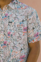 Men's Cru Print Short Sleeve Shirt in the color Graffiti - Men's Lifestyle image