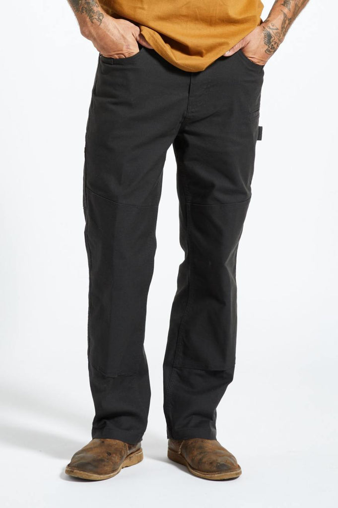 Men's Fit, Front View | Builders Carpenter Stretch Pant - Washed Black
