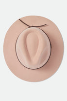 Unisex Wesley Fedora in the color Silver Pink/Pinecone - Additional Laydown image