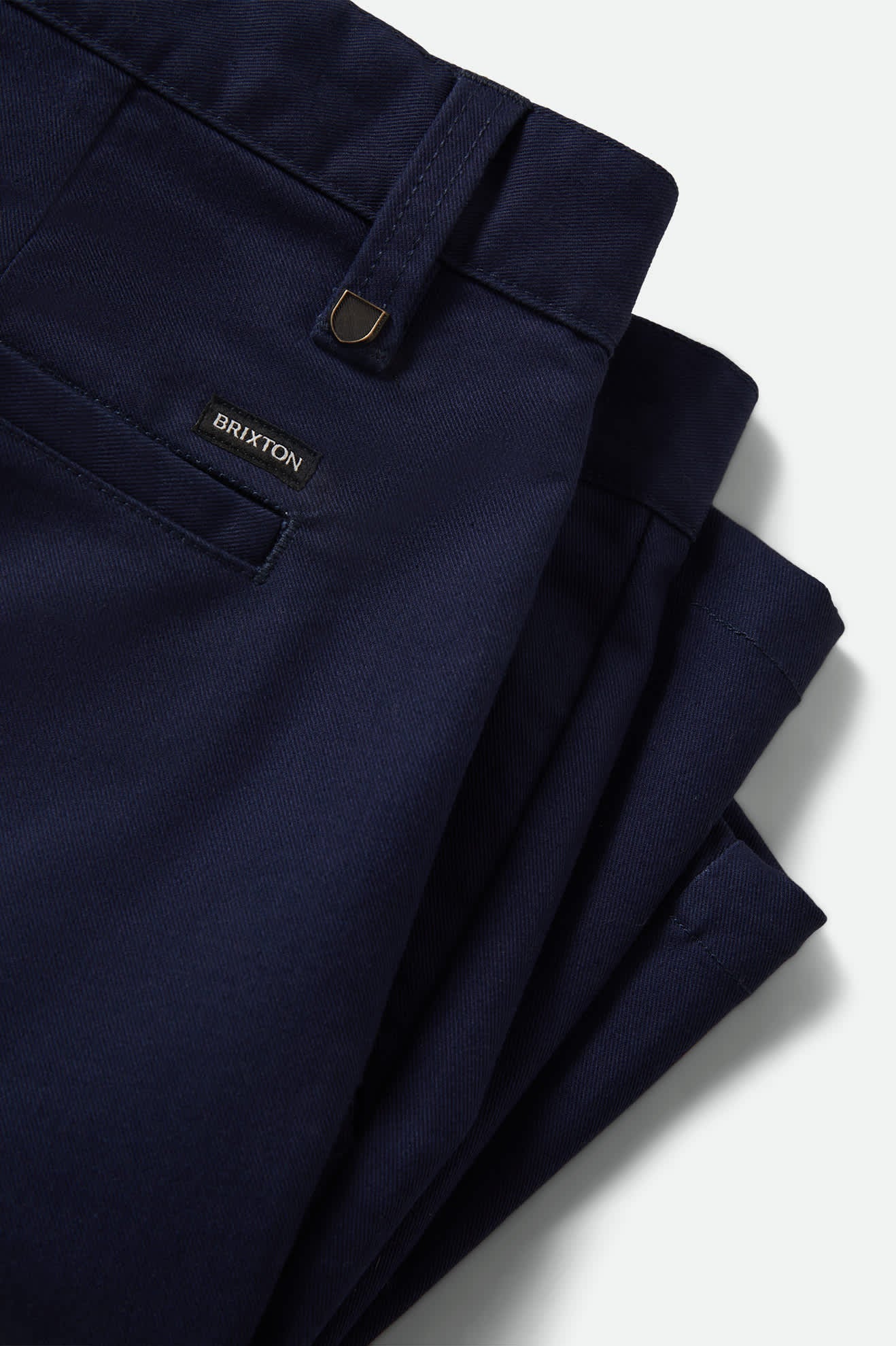 Men's Santo Chino Short in the color Midnight Blue - Additional Laydown image
