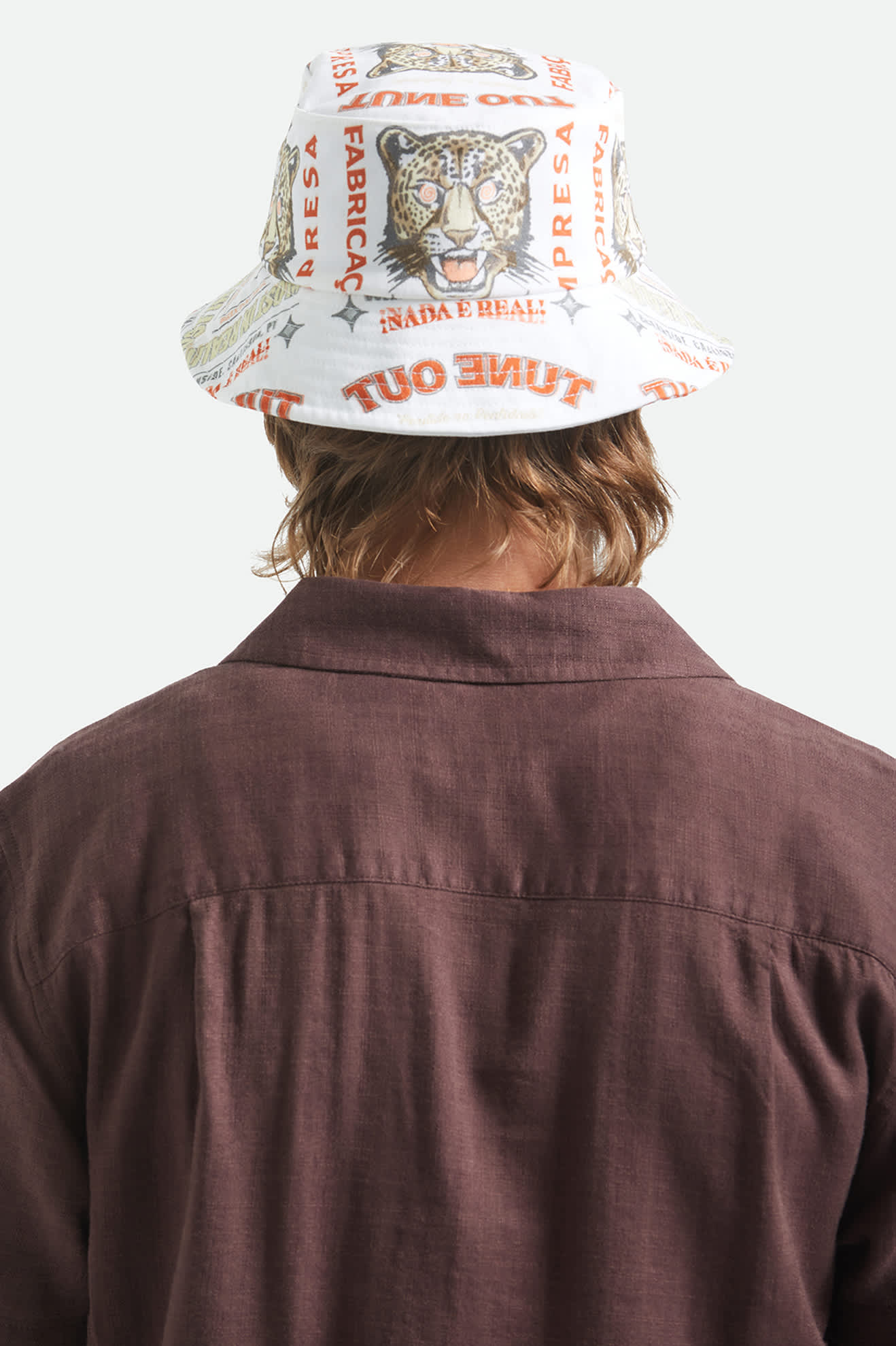 Unisex Getaway Packable Bucket Hat in the color Lost In Reality - Additional Fit image
