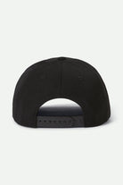 Brixton Men's Crest C Netplus MP Snapback - Black/Black/Black | Back