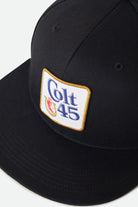 Unisex Colt 45 X Brixton Snapback in the color Black - Additional Laydown image