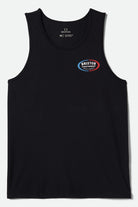 Men's Rhett Tank Top in the color Black - Front Product View