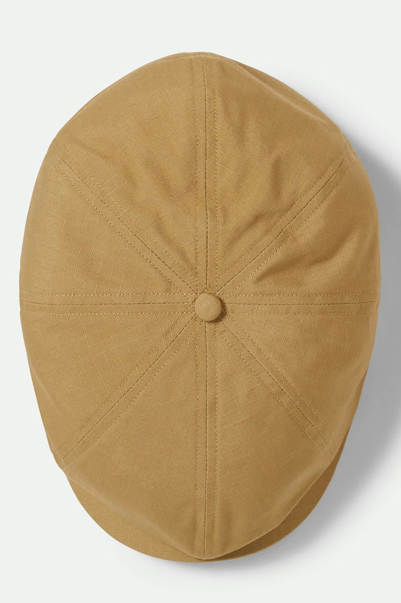 Unisex Brood Lightweight Newsboy Cap in the color Dark Khaki Ripstop - Additional Laydown image