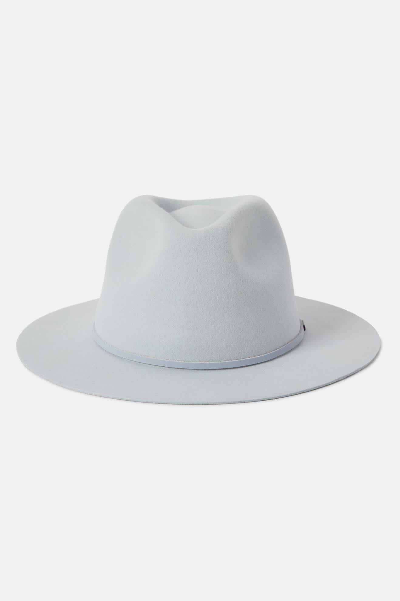 Unisex Wesley Fedora in the color Blue Aruba - Additional Laydown image