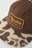 Unisex Grade Snapback in the color Duck Camo/Walnut Brown - Additional Laydown image