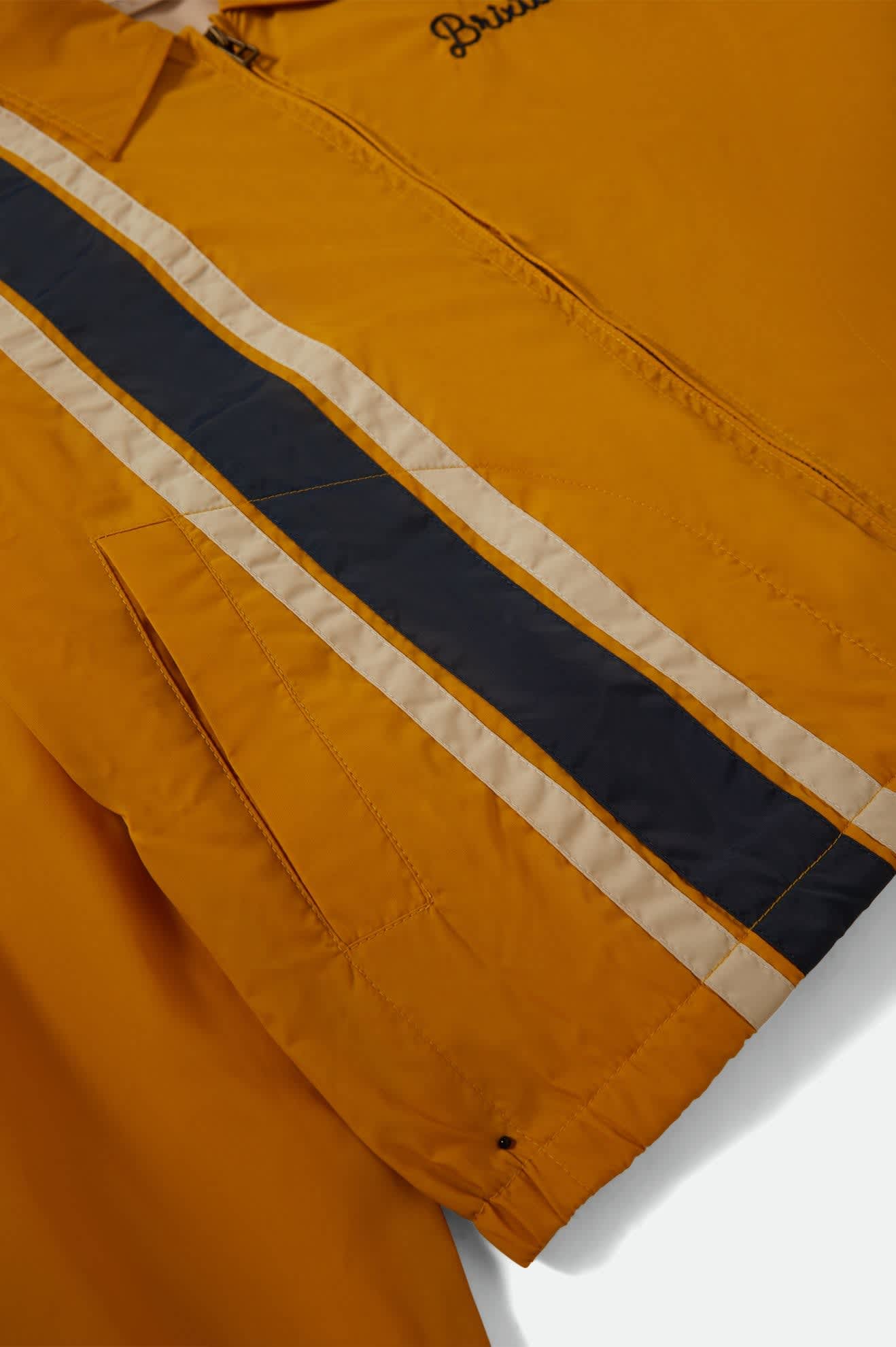 Women's Goodyear Mechanics Women's Garage Jacket in the color Nugget Gold - Additional Laydown image