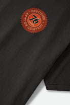Men's 76 Certified Relaxed T-Shirt in the color Washed Black - Additional Laydown image