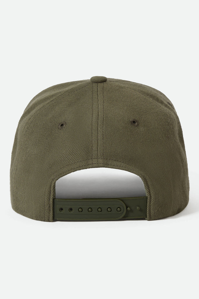 Unisex Crest Netplus Snapback in the color Ivy Green - Back Style View