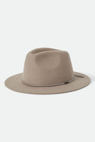 Unisex Wesley Fedora in the color Timeless Taupe - Front Product View