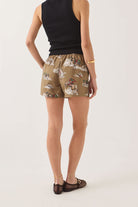 Women's Everyday Women's Short in the color Mid Century Cowboy Print - Additional Fit image