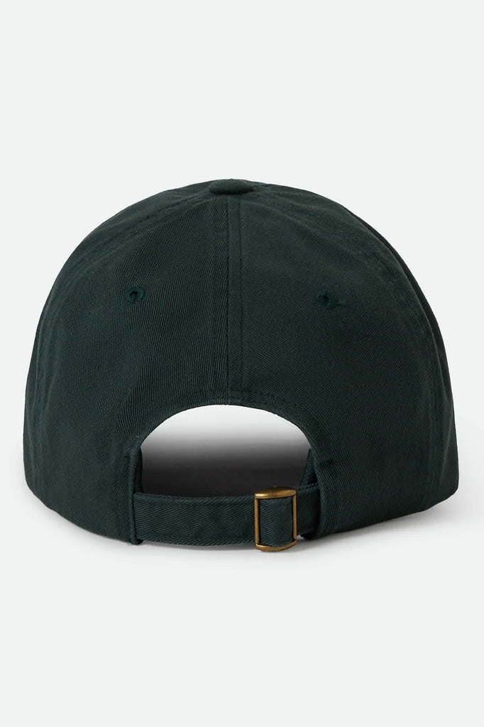 Unisex Alpha Netplus Adjustable Hat in the color Deep Forest Rinse - Back Style View