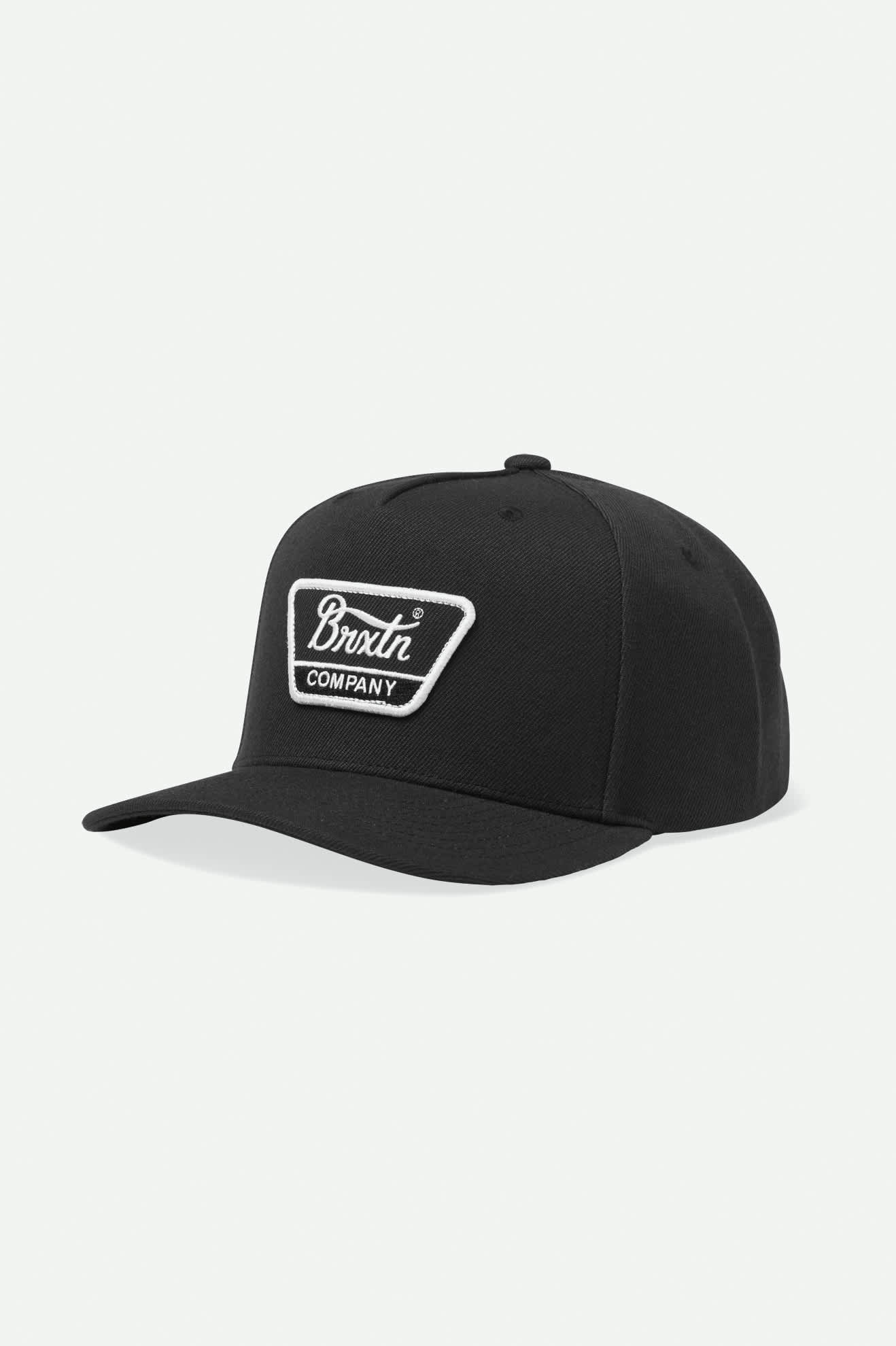 Unisex Linwood NetPlus MP Snapback in the color Black/White - Front Product View