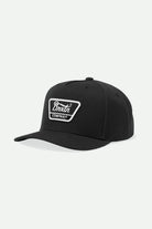 Unisex Linwood NetPlus MP Snapback in the color Black/White - Front Product View