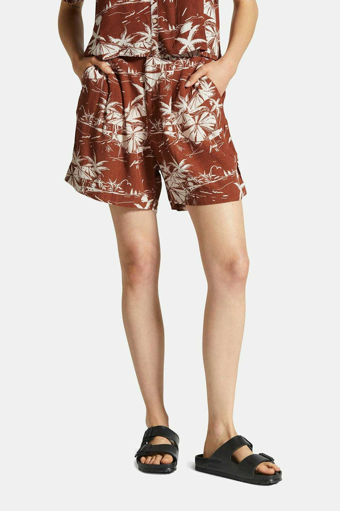 Women's Fit, Front View | Riviera Short - Sepia