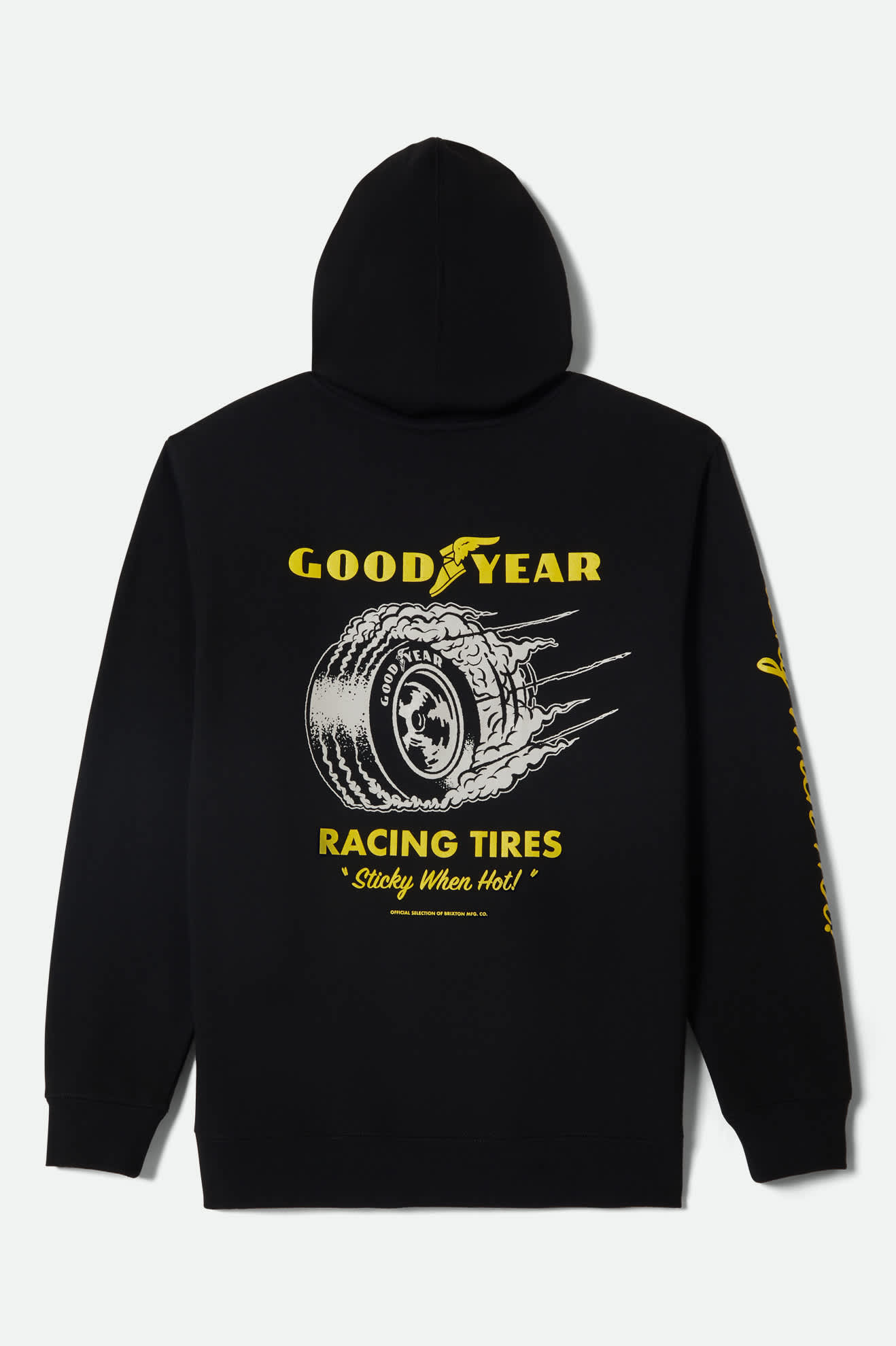 Men's Goodyear Cheater Slick Hood in the color Black - Additional Laydown image