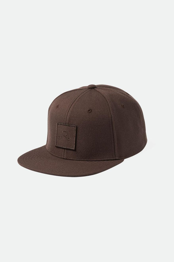 Brixton Alpha Square MP Snapback - Dark Earth