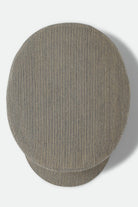 Unisex 76 Fiddler Fisherman Cap in the color Navy/Off White Hickory Stripe - Additional Laydown image