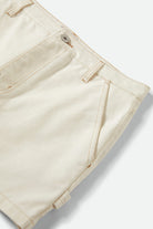 Women's Essex Painter Mini Skirt in the color Egret White - Additional Laydown image