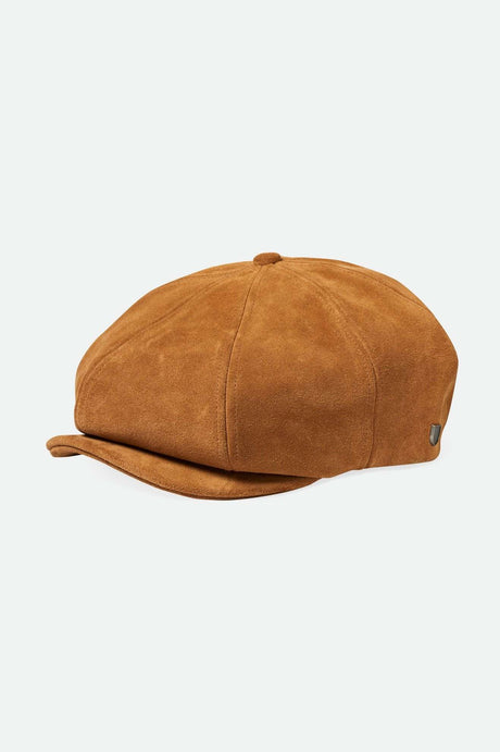 Brixton Unisex Brood Reserve Snap Cap - Toffee Suede | Main