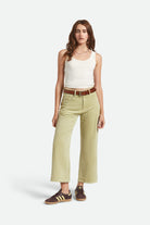 Women's Margo Cropped 5-Pocket Pant in the color Elm - Additional Fit image