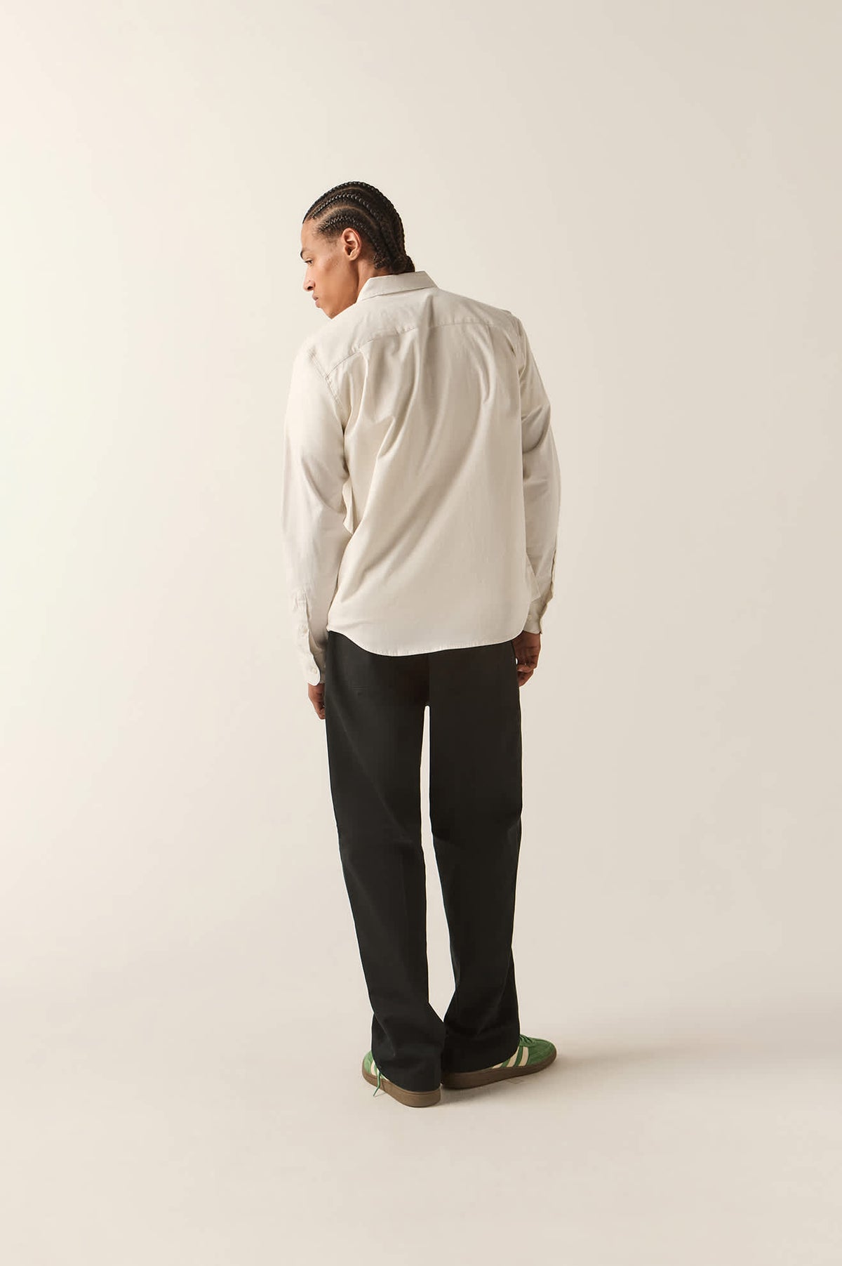 Men's Sanford Shirt in the color Off White - Additional Fit image