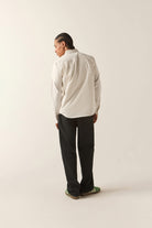 Men's Sanford Shirt in the color Off White - Additional Fit image