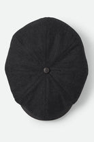 Unisex Brood Baggy Flannel Snap Cap in the color Black Denim/Black - Additional Laydown image