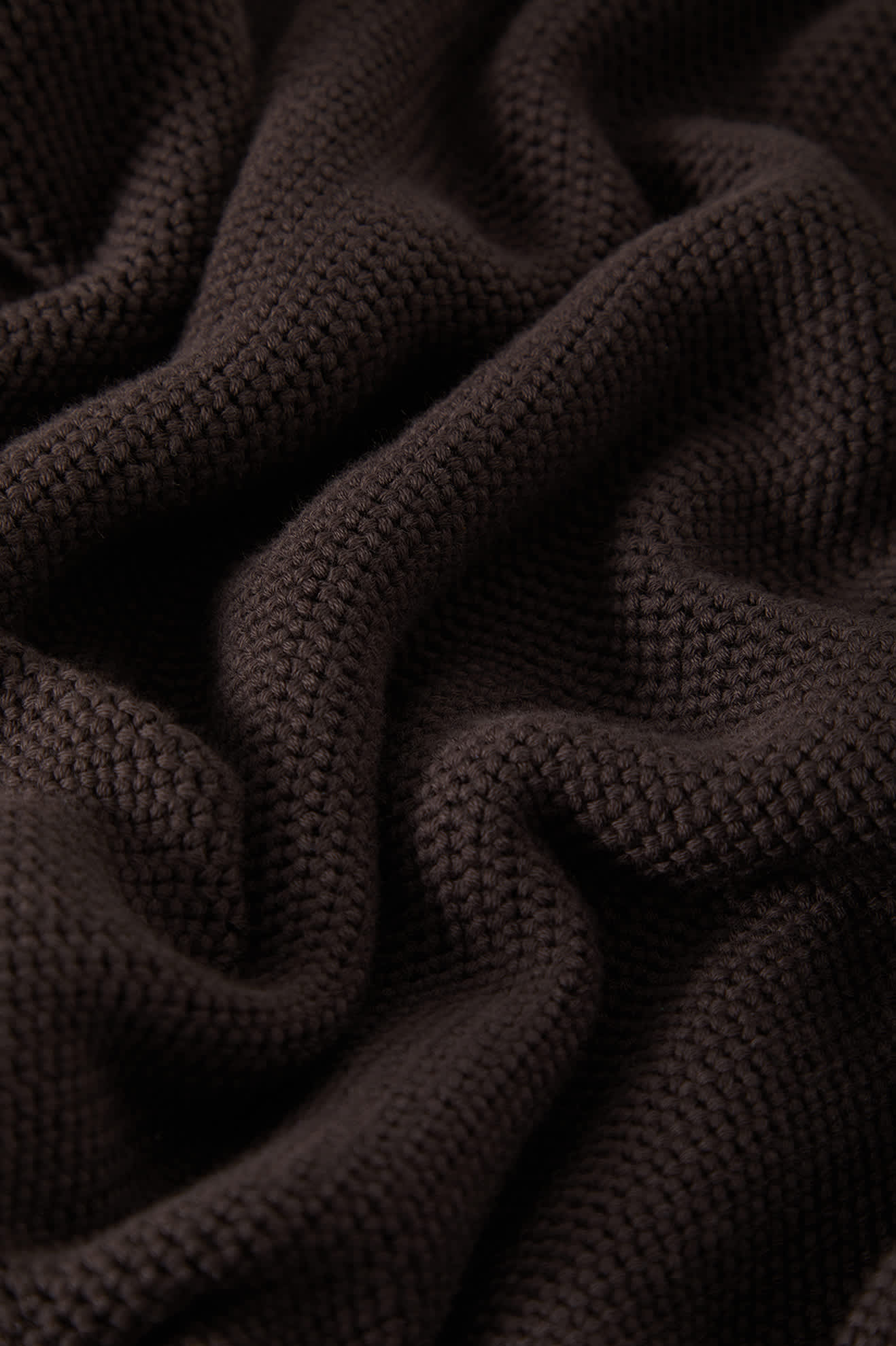 Men's Belgrade Sweater in the color Walnut Brown - Additional Laydown image